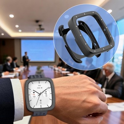 Robustes Gehäuse aus Aluminiumlegierung für Amazfit Active 2 Square mit einfac