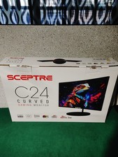 Sceptre Curved Gaming Monitor 24" 1920 x 1080 100Hz 8ms LCD C248W-1920RN Black