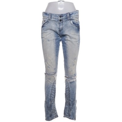 H&M, Jeans, Größe: 29, Blau, Baumwolle/Elasthan, Einfarbig, Denim, Damen #vb5