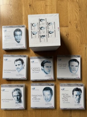Ian Fleming 007 Classic James Bond Collection Audio Box 46 CDs Unabridged