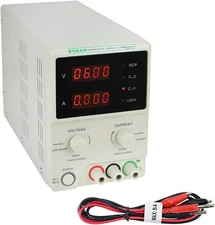 KORAD KD3005D - Precision Variable Adjustable 30V, 5A DC Linear Power Supply... 
