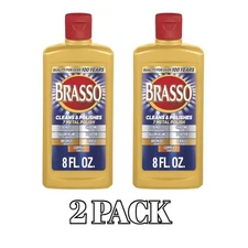 Brasso Multi-Purpose Metal Polish, 8 oz PACK OF 2