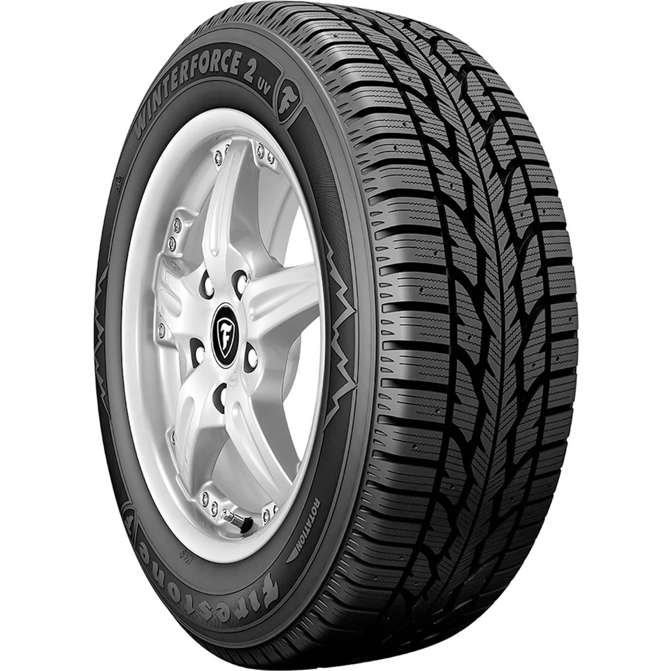4 Tires Firestone Winterforce 2 UV 255/65R17 110S Winter Snow - Imagem 4 de 4