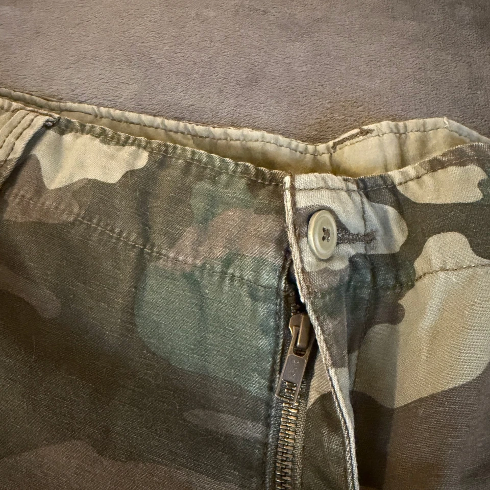 Pantalones Cortos de Carga Faded Glory Camuflaje Informales Exterior Verde Marrón Para Hombres Talla 42 Foto 4 de 4