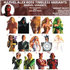 Marvel Alex Ross Timeless Variants September (2025) Marvel Comics COVER SELECT