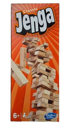 Hasbro Gaming Jenga Classic A2120E24 Holz Stapelspiel Kinderspiel