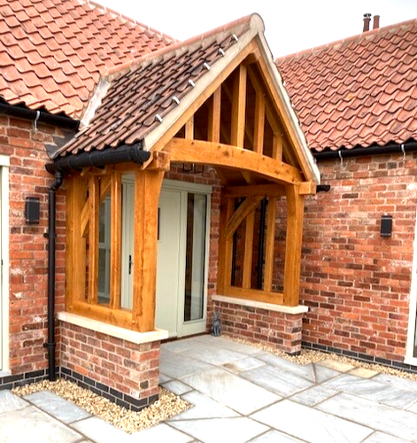 Solid Oak Porch Kit | Made to measure | Handmade UK | The Brabourne ...