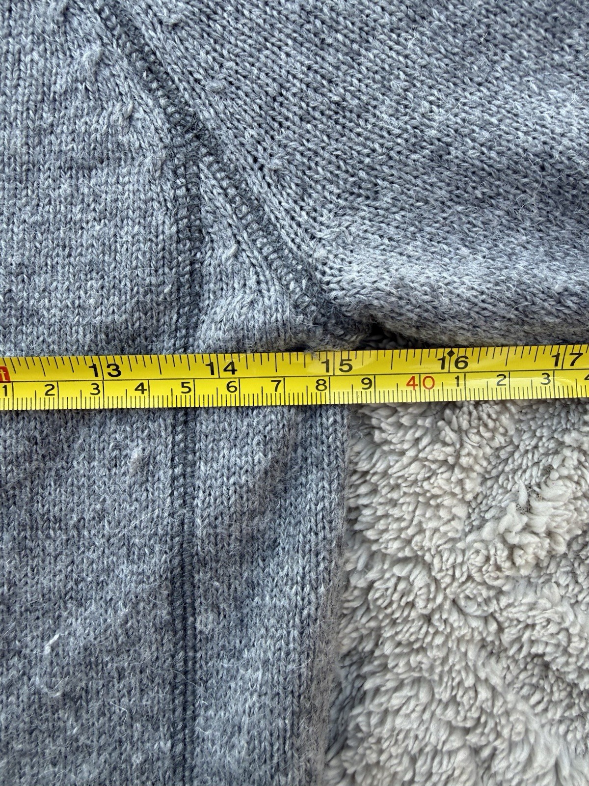 Superdry Premium Black Label Womens Grey Alpaca Wool Blend Knit Jumper Dress S image 3
