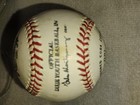 A Baseball White And Color Lace With Red. Baseball Signed By Will Clark. — photo 5