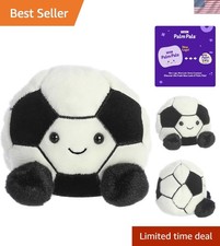 Charming 4-Inch Palm Pals Striker Soccer Plush - Collectible for Kids Adults