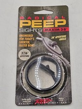 NIB RADICAL PEEP SIGHTS. 3/16" APERATURE   MAXIM 38MT