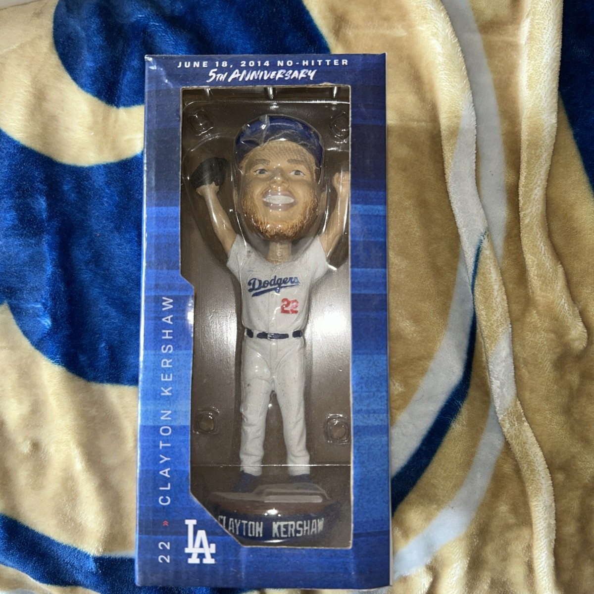 Clayton Kershaw Los Angeles Dodgers Bobblehead NoHitter 5th