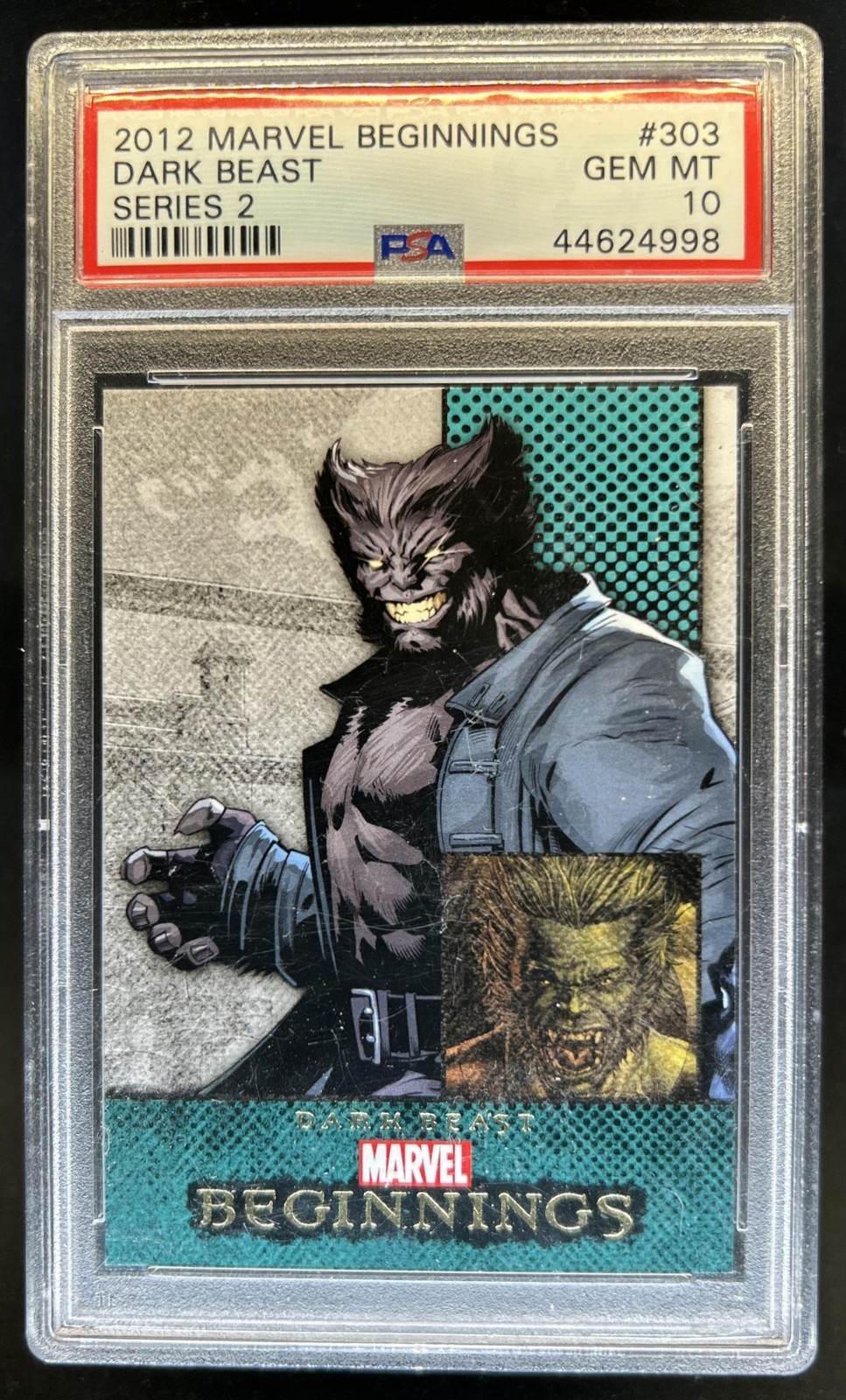 2012 Upper Deck Marvel Beginnings S2 Dark Beast #303 PSA 10 GEM MINT