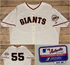 Authentic San Francisco Giants Tim Lincecum 2010 Home Jersey MLB Majestic 56