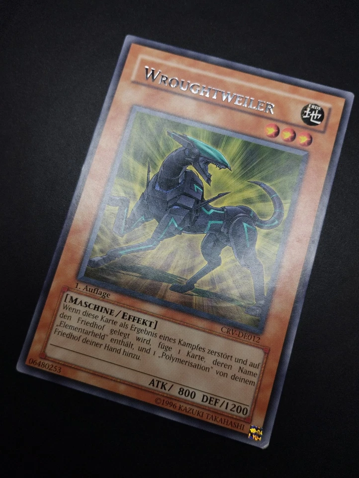 YUGIOH 2005 | WROUGHTWEILER | CRV-DE012 | 1ST | GERMAN | RARE | VERY GOOD (MP) - Bild 3 von 4