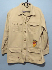 READ Disney Store Embroidered Women's Ivory Winnie the Pooh Button Up Shirt XL