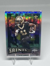 2025 Topps Chrome Refractor Throwback Alvin Kamara New Orleans Saints