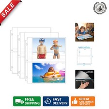 Top-Loading 5x7 Photo Protector Sleeves   30 Pack for Binders, Acid-Free