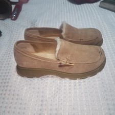 MUDD VINTAGE EUC WOMENS SZ 9 KIN SUEDE PLATFORM LOAFER SHOES