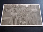 Military Vintage Photo Soldiers WW2 in Uniform Named on Back April 1945