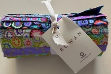 KAFFE FASSETT 6" DESIGN STRIP 15PC "BLUE" BY ROWAN FABRICS