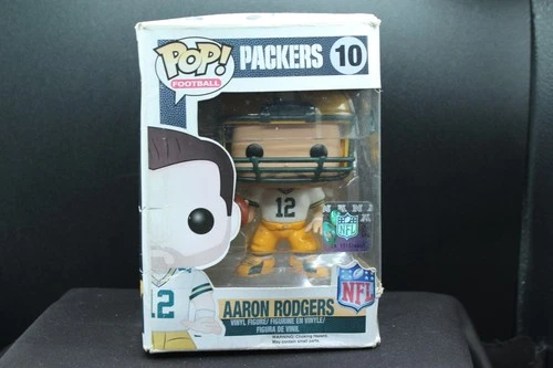 Funko Pop! Vinyl NFL Aaron Rodgers #10 Damaged box !!! (F6)