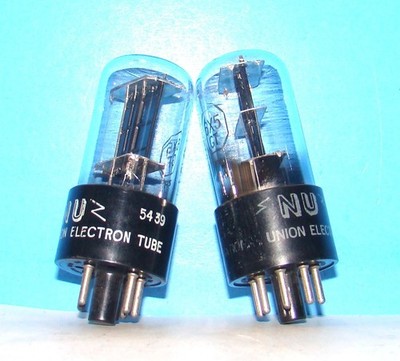 6X5GT 2 radio NU audio electron vintage amplifier vacuum tubes valve tested 6X5G