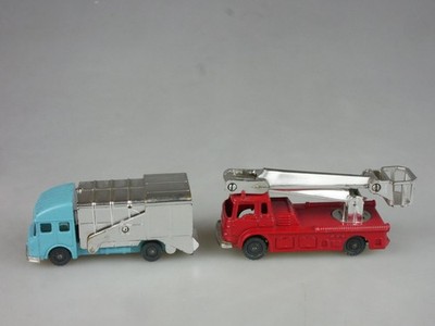 2x Husky Models Simon Snorkel Fire Engine S & D Refuse Van Gt Britain 133184