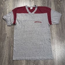Vintage 80s Champion Colgate University Single Stitch T-Shirt Made In USA Large