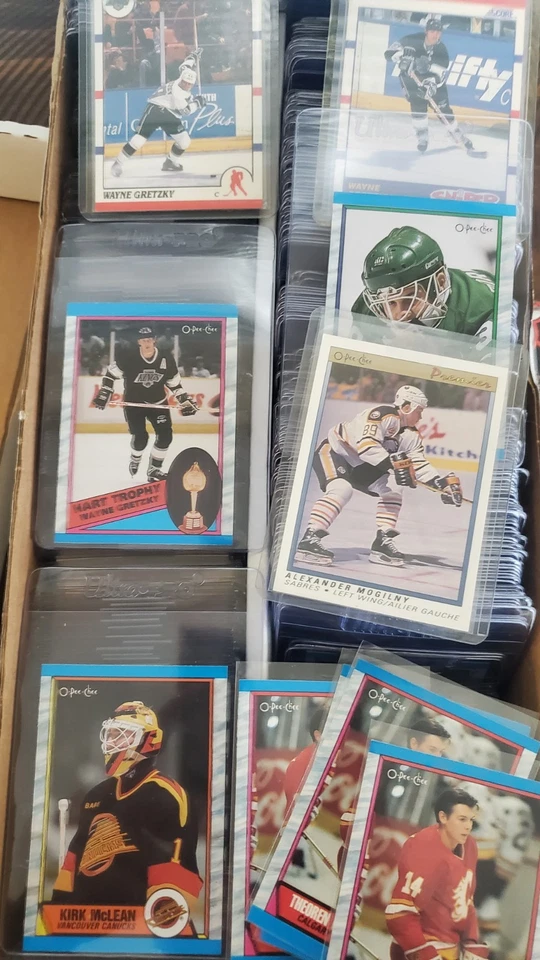 1000 + Tarjetas de Cuenta 100% Tarjetas de Hockey LOTE ESTRELLAS RC Salón de la fama Foto 2 de 4