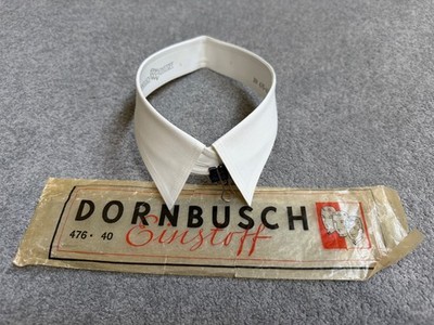 Dornbusch Einstoff Kragen - Original OVP No. 476-40 z. Anknöpfen 20/30er Jahre