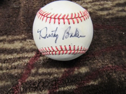 DUSTY BAKER Sign/Autographed Rawlings Official MLB Baseball