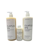Olaplex TRIO Hair Perfector No 3 8.5oz, No 4 Shampoo 33.8oz No 5 Conditio...