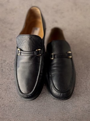 Moreschi Loafer Schwarz Edles Glattleder Gr 42 Top Zustand