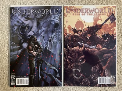 Underworld Rise of the Lycans #1-2 Complete Series Set 2008 IDW Comics Movie Lot
