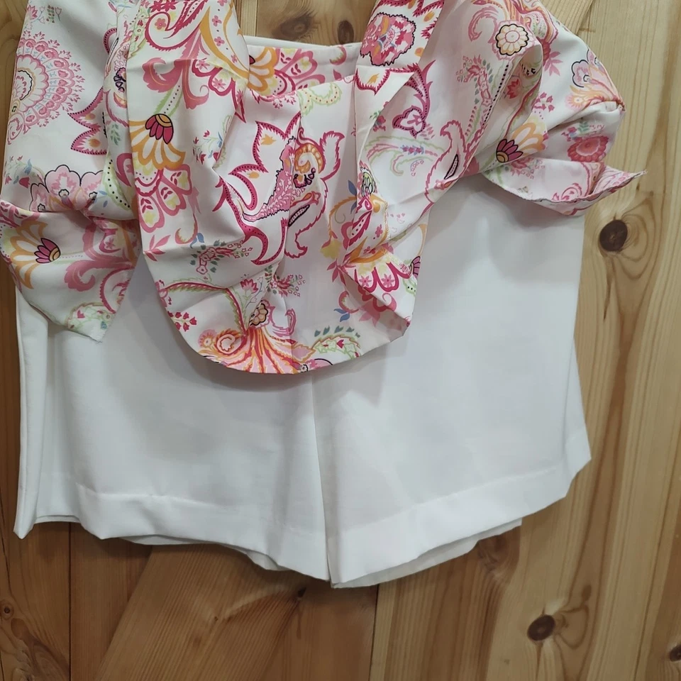 TEHAMA Nancy Haley Skort Floral Talla 10 Coastal Core Golf Vacaciones TWEE Tenis Foto 3 de 4