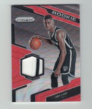 CARIS LeVERT 2016-17 Panini Prizm Orange Wave PATCH #11/25 ROOKIE RC Jersey Nets