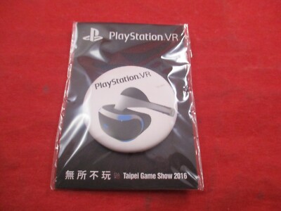 Playstation VR Tokyo Game Show 2016 Promo Pin Button Pinback *NEW*