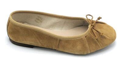 Ovy NJ5001 Suede Ballerina Tobacco Lace Q