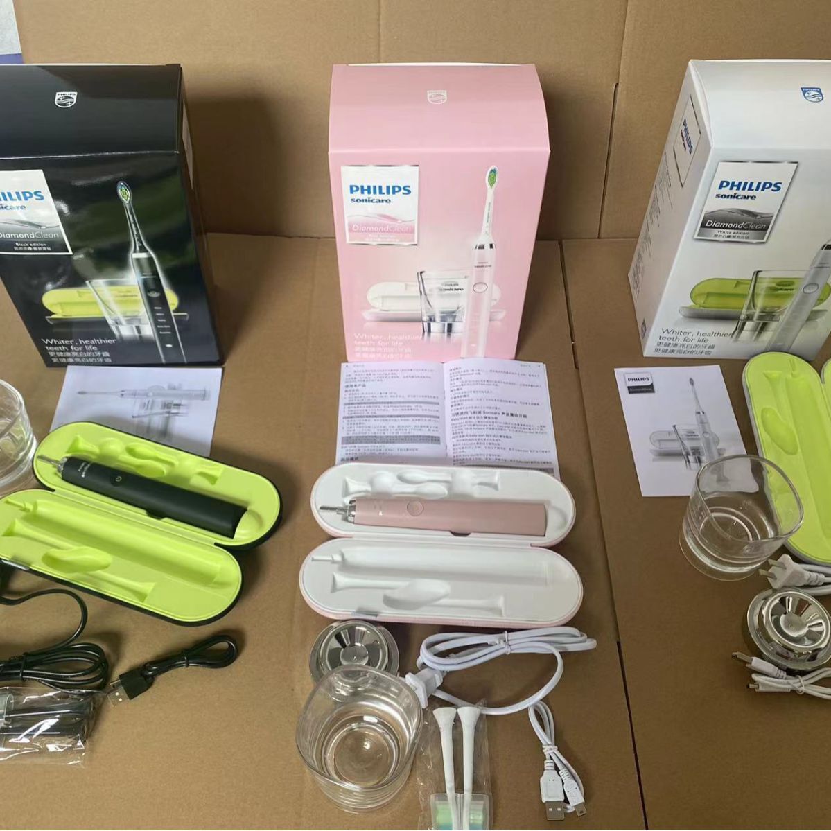 Philips Sonicare DiamondClean Sonic Electric Toothbrush w/ Charging Travel Case eBay