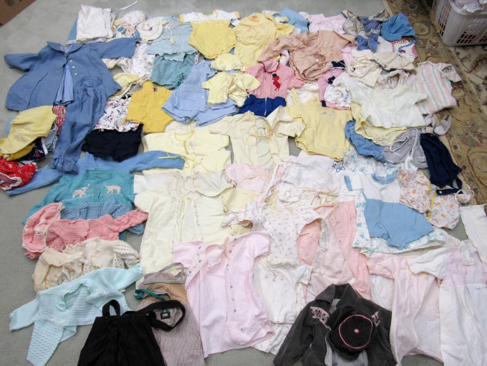 Vtg 1940's-50's Childrens Clothes Infant Toddler
