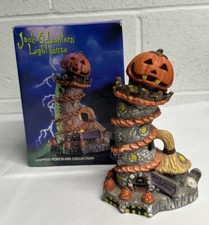 Jack O Lantern Halloween Lighted Porcelain Collection