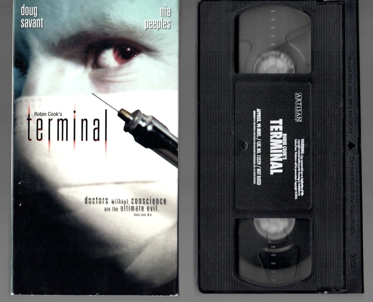 Robin Cook's Terminal (VHS) Doug Savant, Nia Peeples, Michael