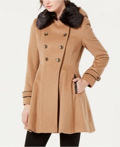 camel peacoat petite