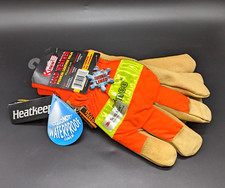 Kinco Cold Weather Gloves Leather Palm Waterproof Thermal Reflective Orange
