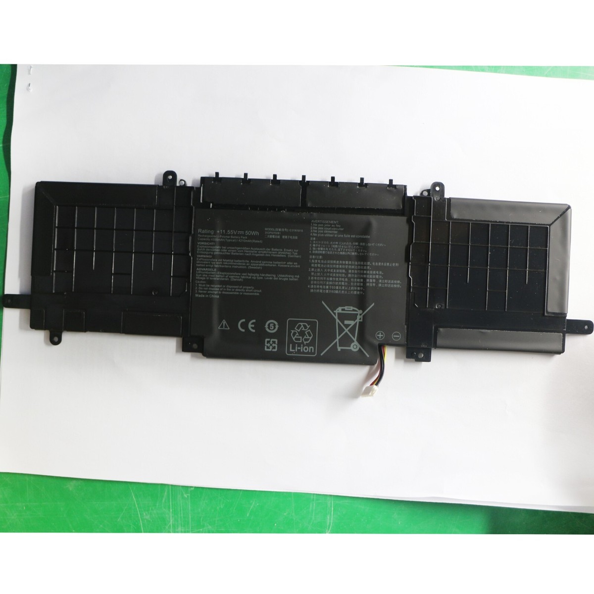 Batteria Per ASUS ZenBook 13 UX333 Series - 50Wh, 3-Cell, Compatibile Con C31N1815 - Foto 3