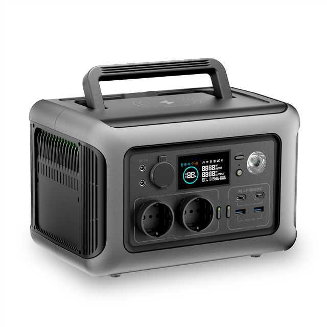 Central eléctrica portátil ALLPOWERS R600, 299Wh LiFe para camping al aire libre RV