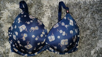 VS push up bra BRAND NEW size 34ddd navy floral logo