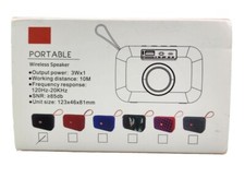 TG506 Portable Bluetooth Speaker Wireless Handheld Loudspeaker, Black