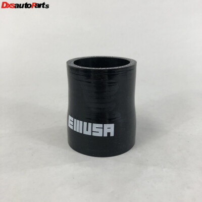 2'' to 2.25 Straight Universal Black Silicone hose Coupler 4 layer polyester